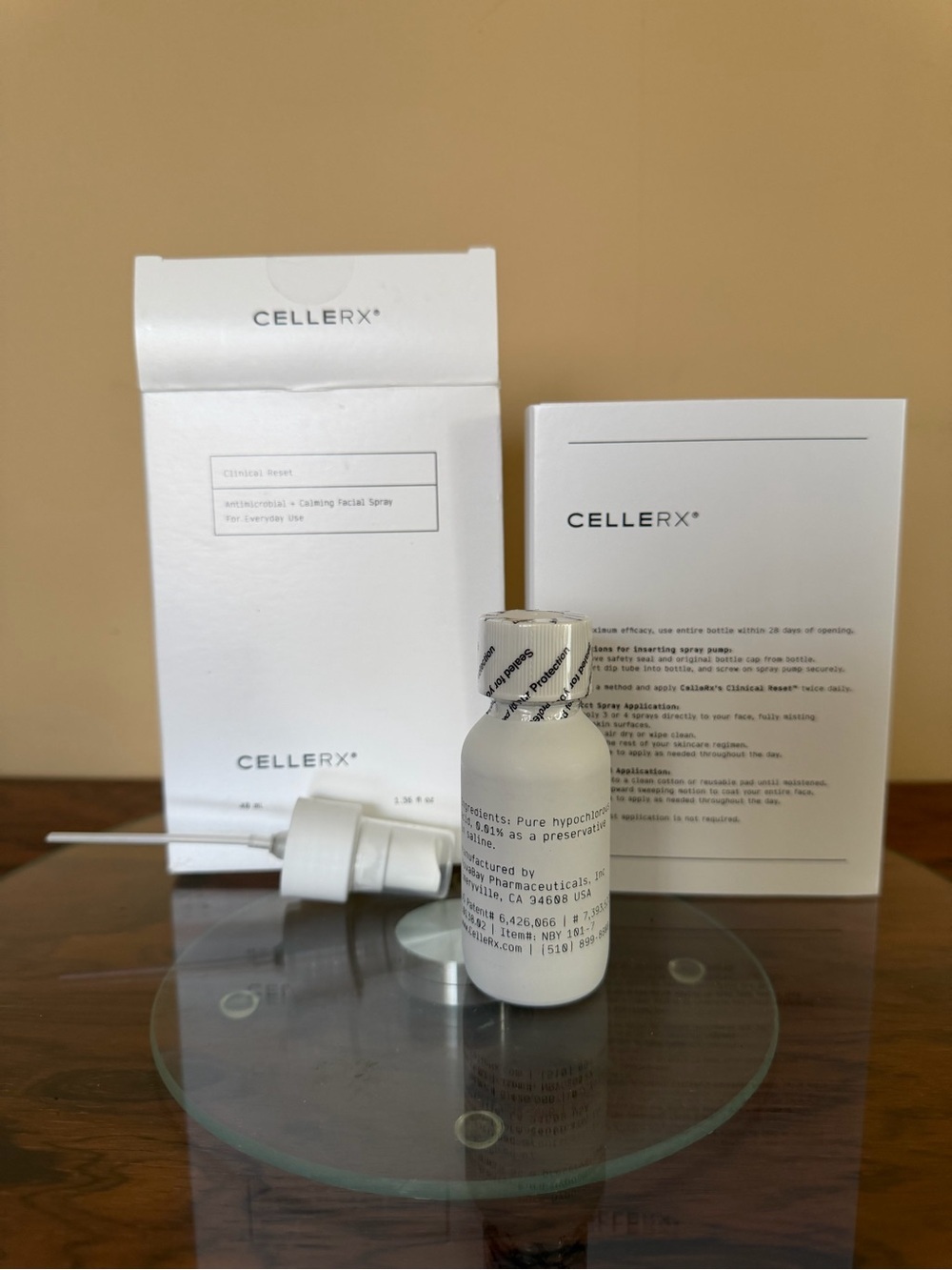 CelleRx Clinical Reset Antimicrobial Calming Facial Spray